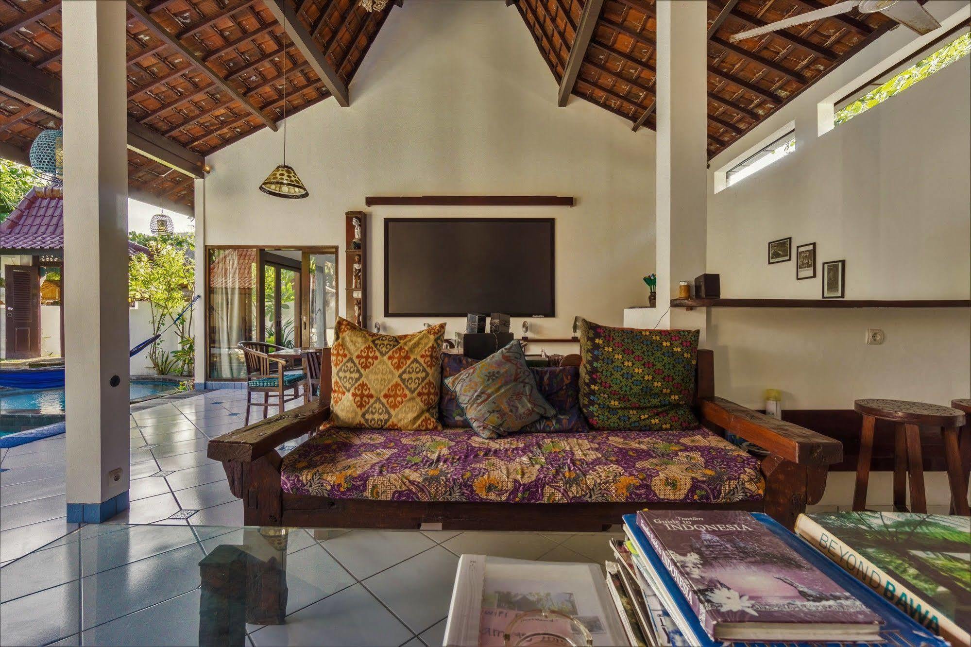 Ambary House Gili Trawangan- 2 Bedroom Private Villa, Pool Luaran gambar